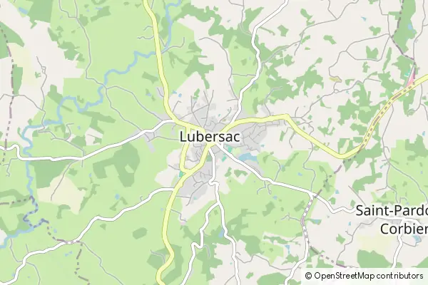 Karte Lubersac