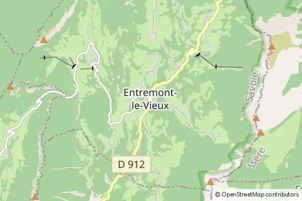 Karte Entremont