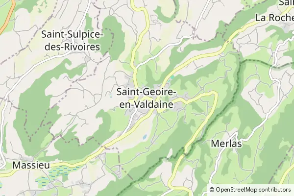 Karte Saint-Geoire-en-Valdaine