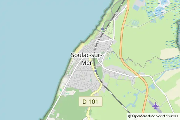 Karte Soulac-sur-Mer