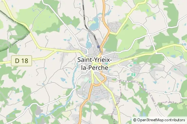 Karte Saint-Yrieix-la-Perche