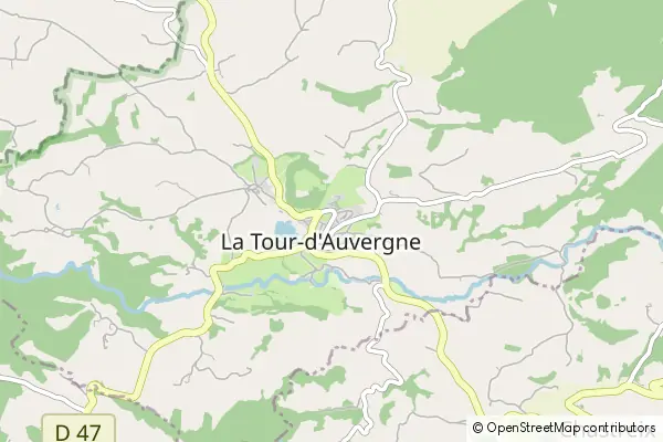 Karte La Tour-d’Auvergne