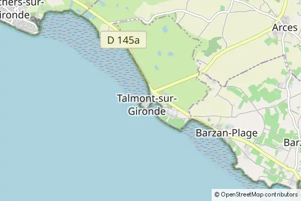 Karte Talmont sur Gironde