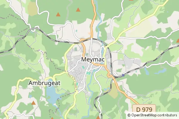 Karte Meymac