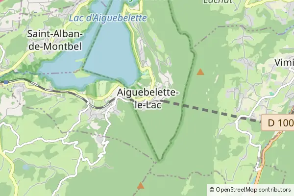 Karte Aiguebelette-le-Lac