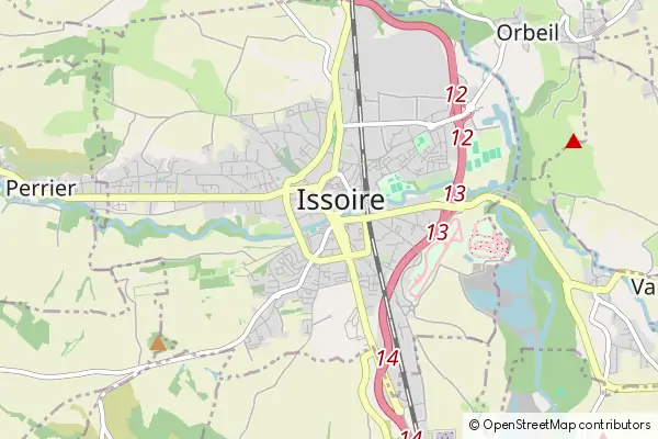 Karte Issoire