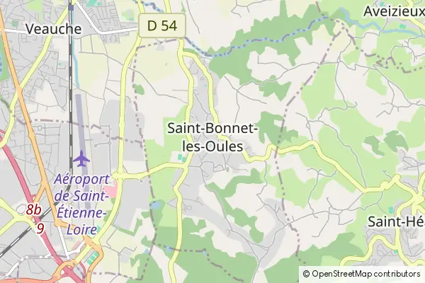 Karte Saint-Bonnet-les-Oules