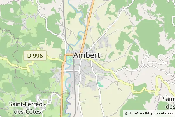 Karte Ambert