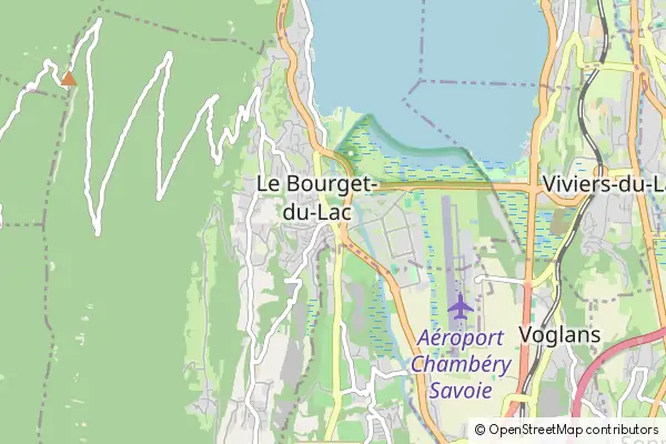 Karte Le Bourget-du-Lac