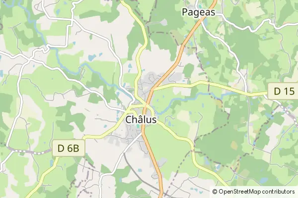 Karte Châlus