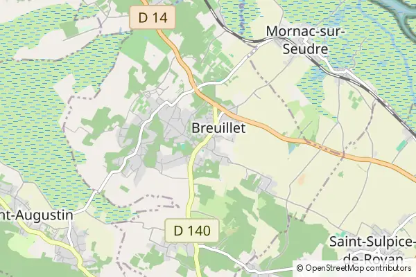 Karte Breuillet