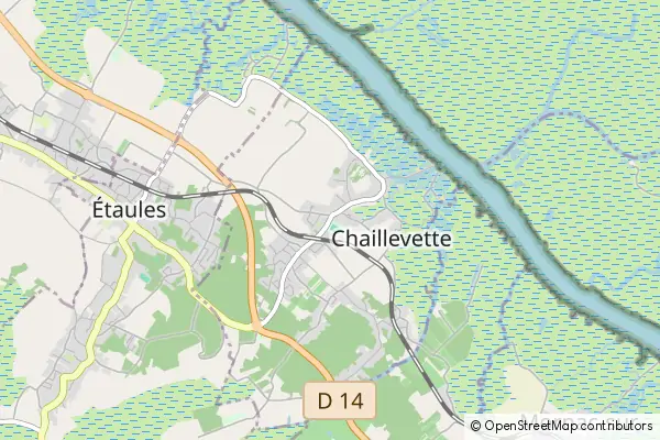 Karte Chaillevette