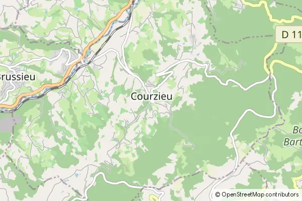 Karte Courzieu