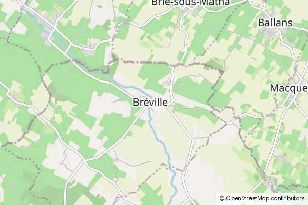 Karte Bréville