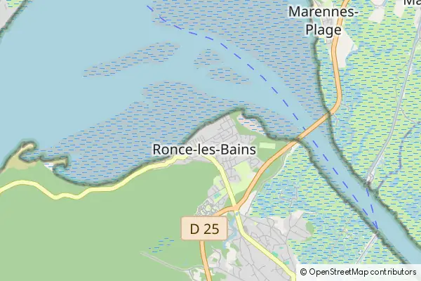 Karte Ronce-les-Bains