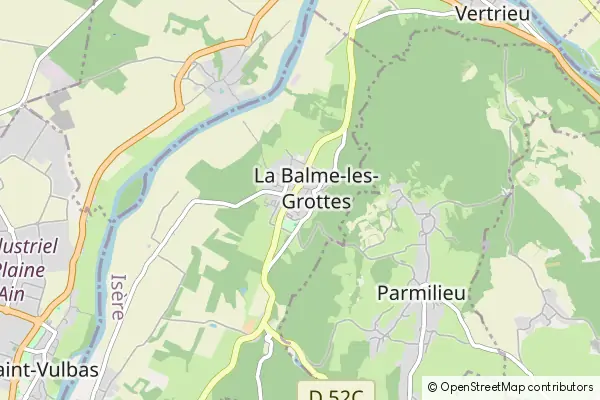 Karte La Balme-les-Grottes