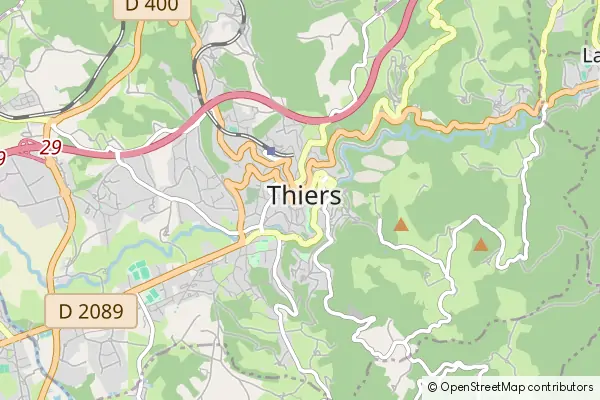 Karte Thiers