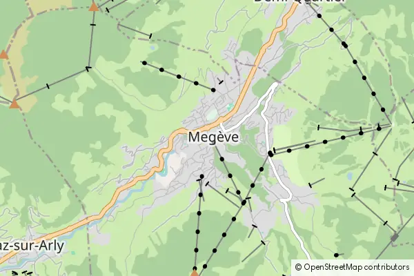 Karte Megève