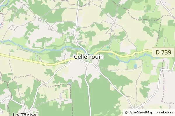 Karte Cellefrouin