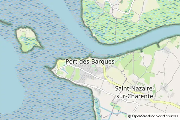 Karte Port-des-Barques