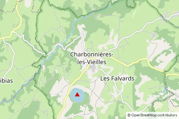 Karte Charbonnières-les-Vieilles