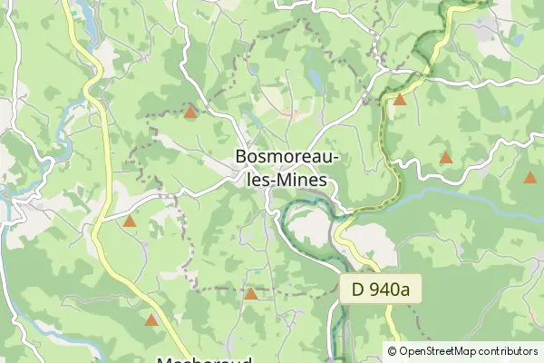 Karte Bosmoreau-les-Mines