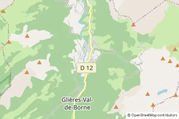 Karte Le Petit-Bornand-les-Glières