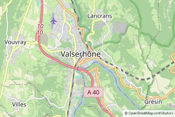 Karte Bellegarde sur Valserine