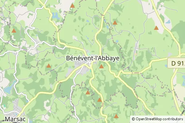 Karte Bénévent-l'Abbaye