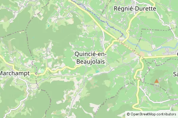 Karte Quincié-en-Beaujolais