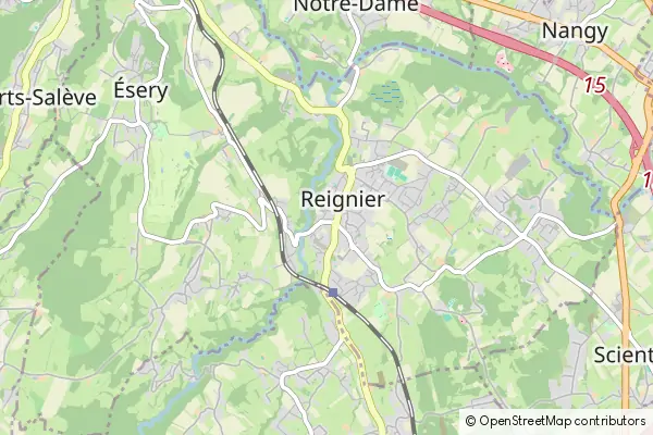 Karte Reignier