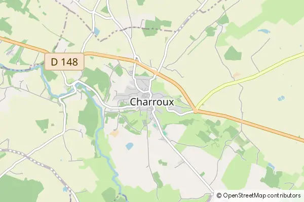 Karte Charroux