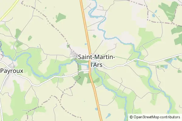 Karte Saint-Martin-l'Ars