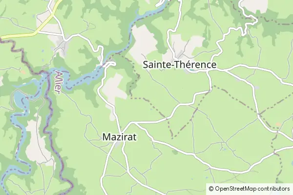 Karte Sainte-Thérence