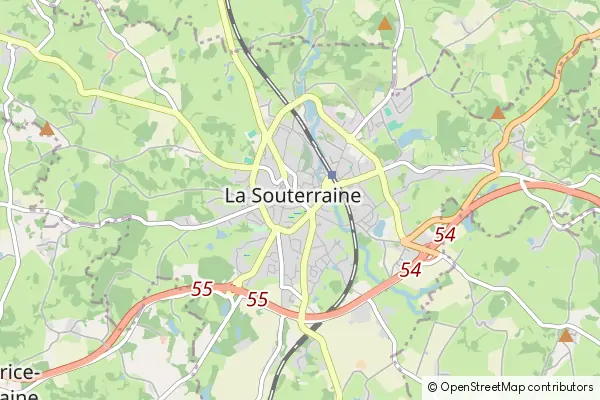 Karte La Souterraine