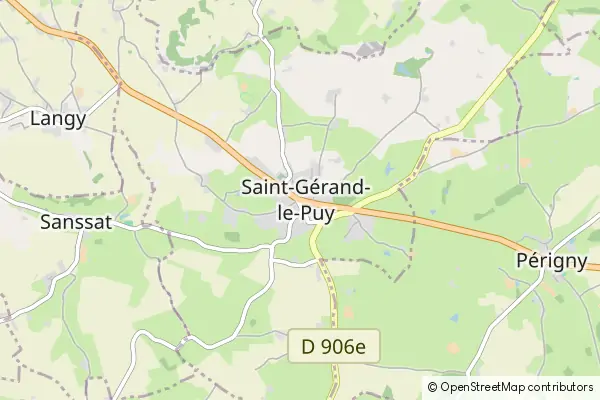 Karte Saint-Gérand-le-Puy