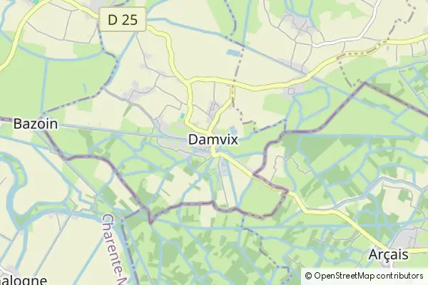 Karte Damvix