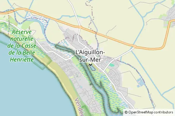 Karte L'Aiguillon-sur-Mer