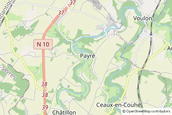 Karte Payré