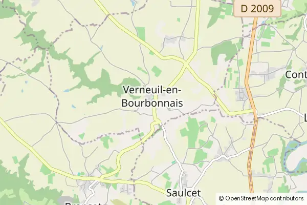 Karte Verneuil-en-Bourbonnais