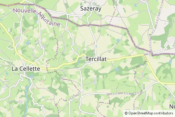 Karte Tercillat