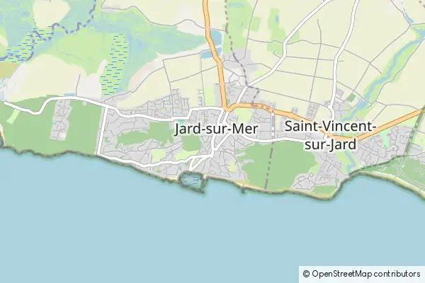 Karte Jard-sur-Mer