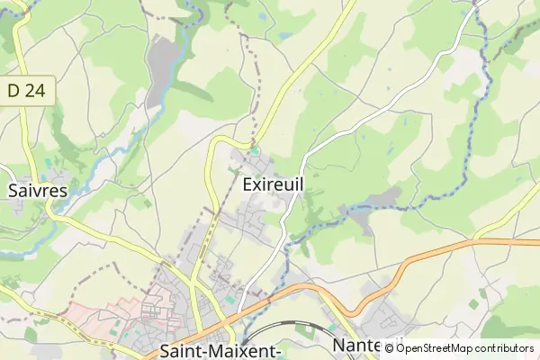 Karte Exireuil