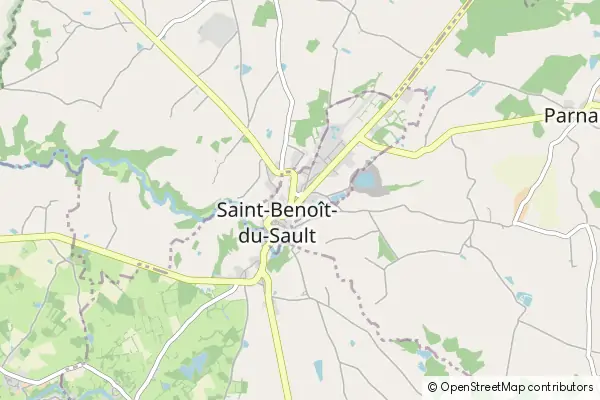 Karte Saint-Benoît-du-Sault