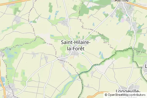 Karte Saint-Hilaire-la-Forêt