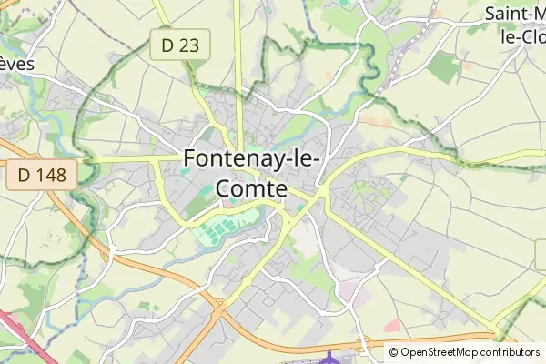 Karte Fontenay-le-Comte