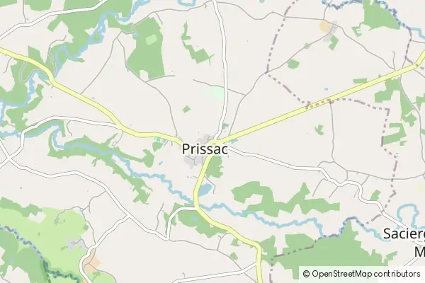 Karte Prissac