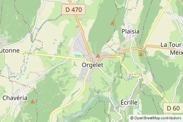 Karte Orgelet