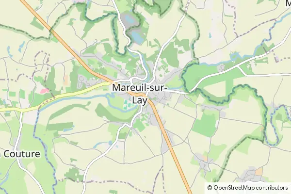 Karte Mareuil-sur-Lay-Dissais