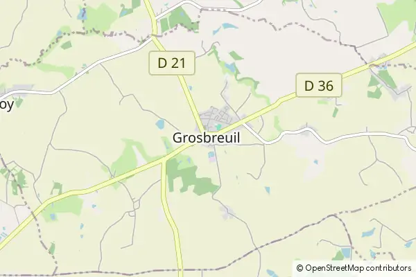 Karte Grosbreuil